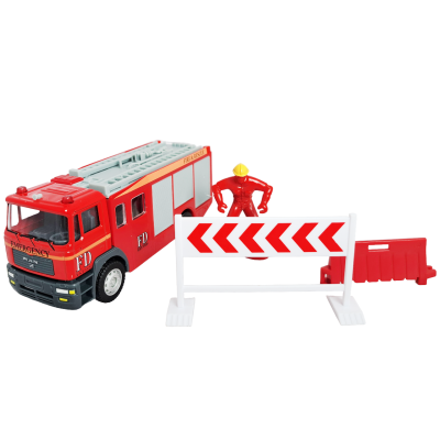 Пожарная машина с аксессуарами набор коллекционная модель масштаб 1:64