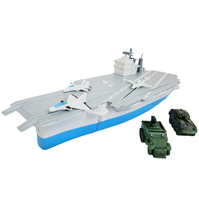 Авианосец с военной техникой набор масштаба 1:64