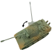 Тягач военный игрушечный с танками набор в масштабе 1:64