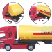 Тягач Scania с цистерной коллекционная машинка масштаб 1:64