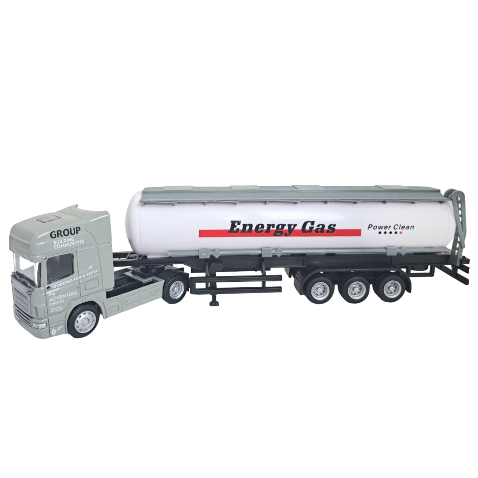 Тягач Scania с цистерной коллекционная машинка масштаб 1:64
