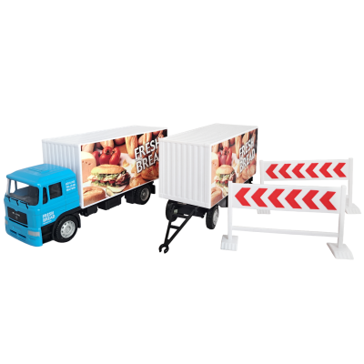 Грузовик MAN доставки продуктов набор коллекционная машинка масштаб 1:64