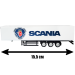Тягач Scania с прицепом набор коллекционная машинка масштаб 1:87