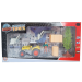 Трактор с 2-мя насадками и фигуркой коллекционная модель масштаб 1:64