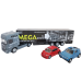 Фура Scania с машинками набор коллекционных автомобилей масштаб 1:64