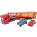Фура Scania с машинками набор коллекционных автомобилей масштаб 1:64