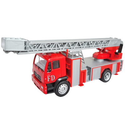 Пожарная автолестница MAN коллекционная машинка масштаб 1:64