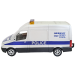 Полицейский фургон коллекционная машинка масштаб 1:64