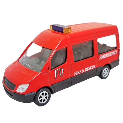 Пожарный фургон коллекционная машинка масштаб 1:64