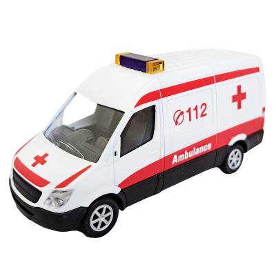 Фургон скорой помощи коллекционная машинка масштаб 1:64