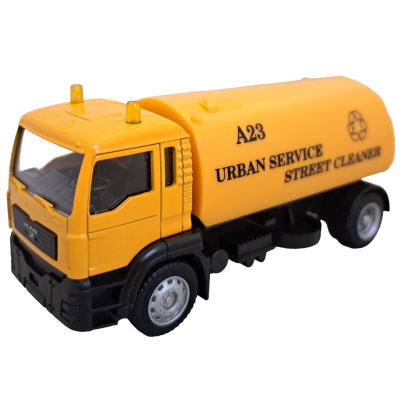 Грузовик MAN службы уборки улиц коллекционная машинка масштаб 1:64